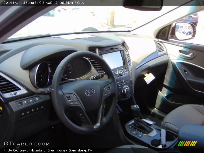 Circuit Silver / Gray 2014 Hyundai Santa Fe GLS AWD