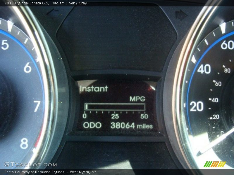 Radiant Silver / Gray 2013 Hyundai Sonata GLS