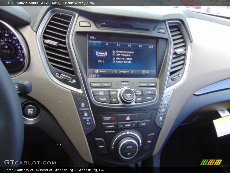 Circuit Silver / Gray 2014 Hyundai Santa Fe GLS AWD