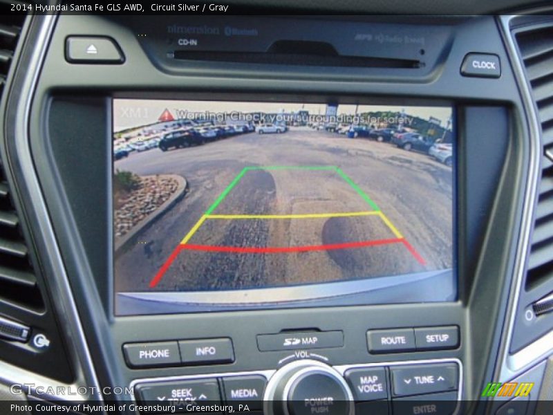 Circuit Silver / Gray 2014 Hyundai Santa Fe GLS AWD