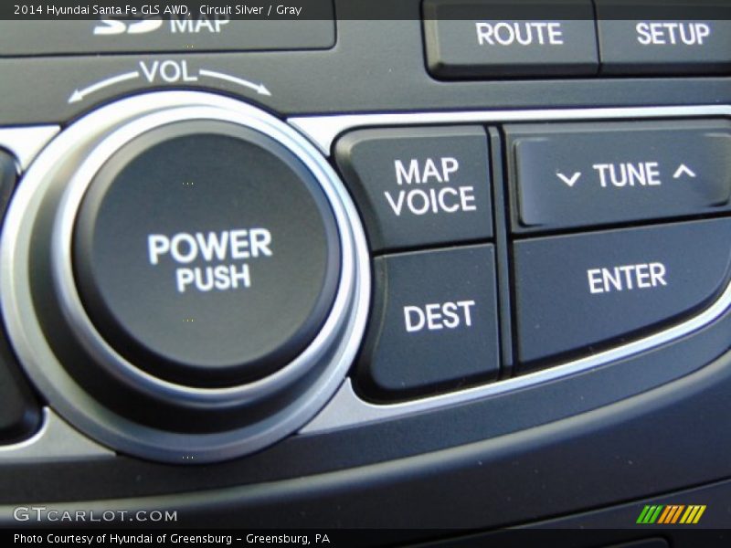 Circuit Silver / Gray 2014 Hyundai Santa Fe GLS AWD