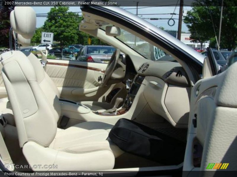 Pewter Metallic / Stone 2007 Mercedes-Benz CLK 350 Cabriolet