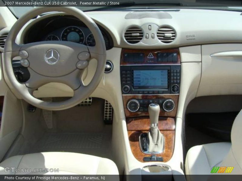 Pewter Metallic / Stone 2007 Mercedes-Benz CLK 350 Cabriolet