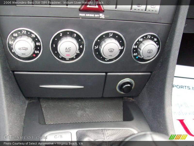 Iridium Silver Metallic / Black 2006 Mercedes-Benz SLK 280 Roadster