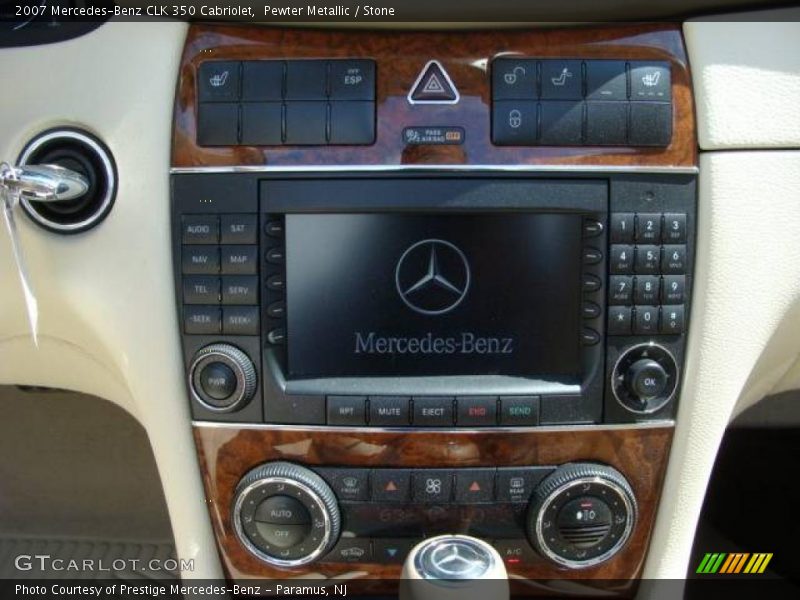 Pewter Metallic / Stone 2007 Mercedes-Benz CLK 350 Cabriolet