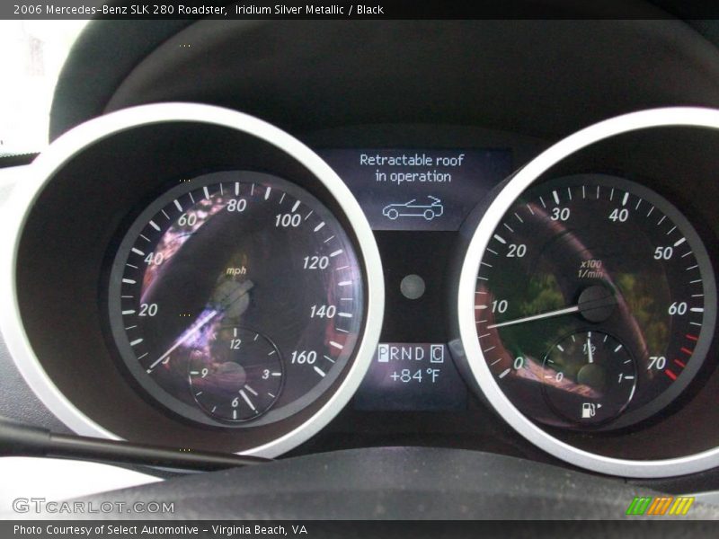 Iridium Silver Metallic / Black 2006 Mercedes-Benz SLK 280 Roadster