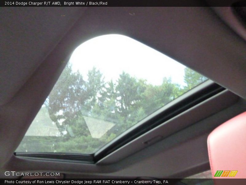 Bright White / Black/Red 2014 Dodge Charger R/T AWD