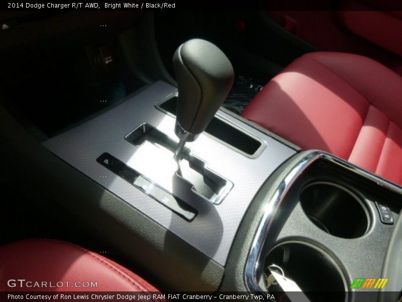 Bright White / Black/Red 2014 Dodge Charger R/T AWD