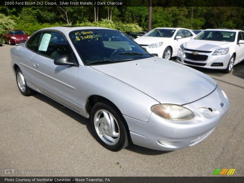 Silver Frost Metallic / Dark Charcoal 2000 Ford Escort ZX2 Coupe