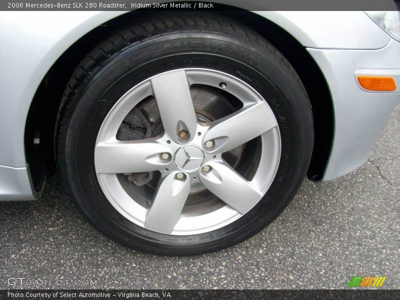 Iridium Silver Metallic / Black 2006 Mercedes-Benz SLK 280 Roadster