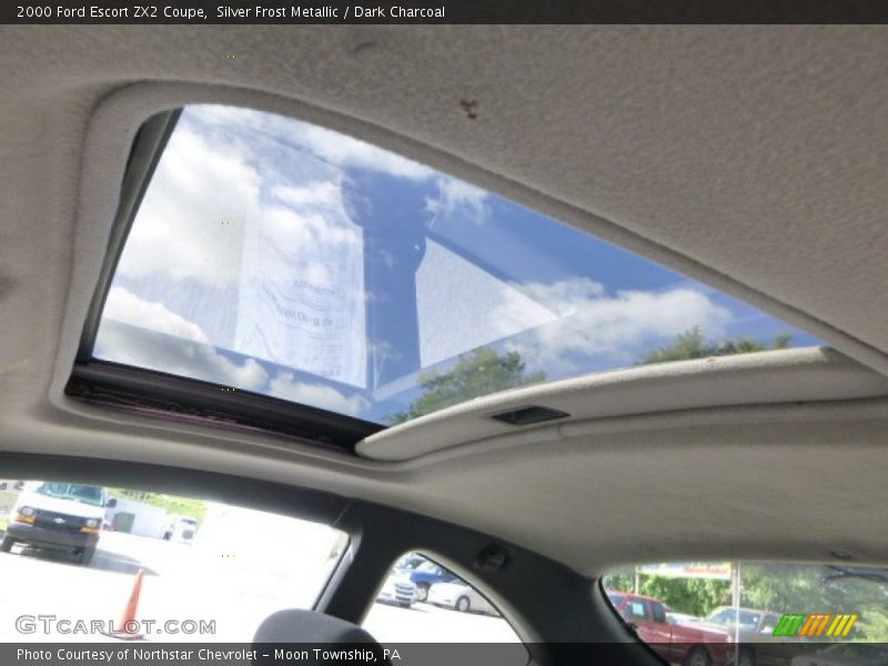 Silver Frost Metallic / Dark Charcoal 2000 Ford Escort ZX2 Coupe