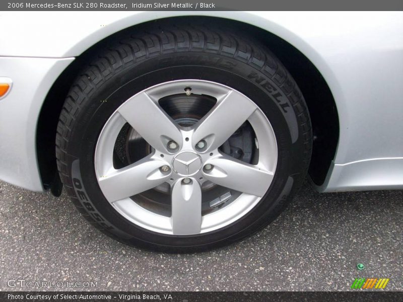 Iridium Silver Metallic / Black 2006 Mercedes-Benz SLK 280 Roadster