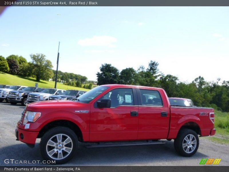 Race Red / Black 2014 Ford F150 STX SuperCrew 4x4