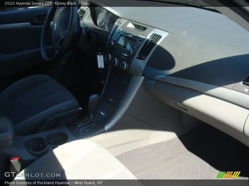 Ebony Black / Gray 2010 Hyundai Sonata GLS