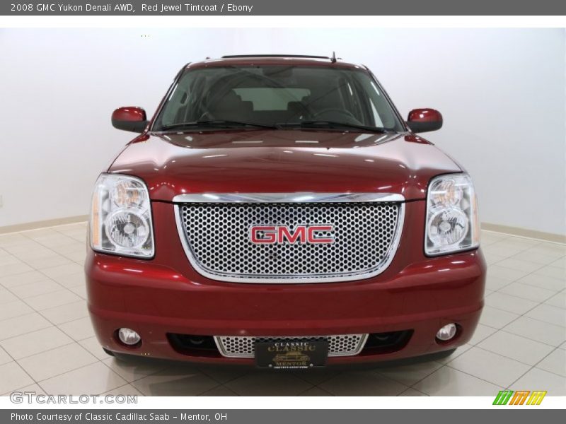 Red Jewel Tintcoat / Ebony 2008 GMC Yukon Denali AWD