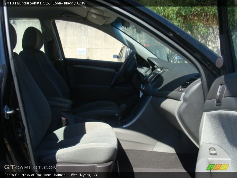 Ebony Black / Gray 2010 Hyundai Sonata GLS