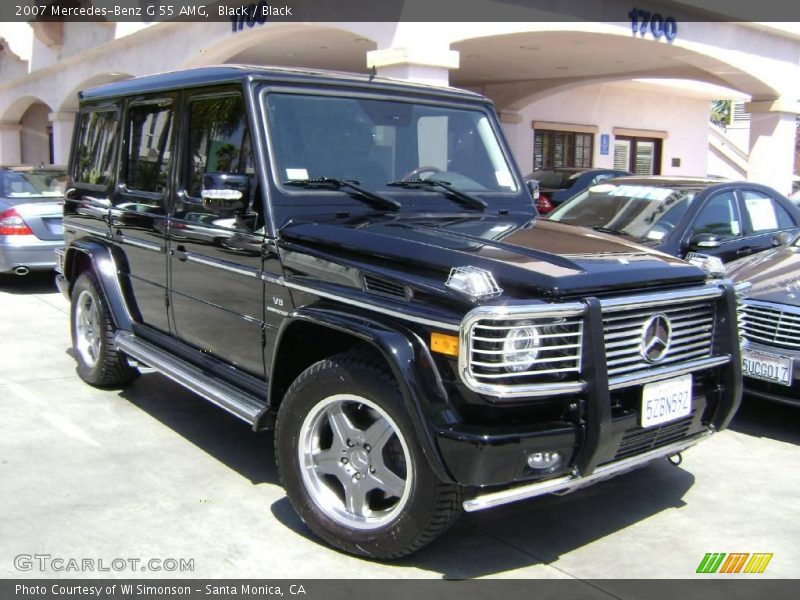 Black / Black 2007 Mercedes-Benz G 55 AMG