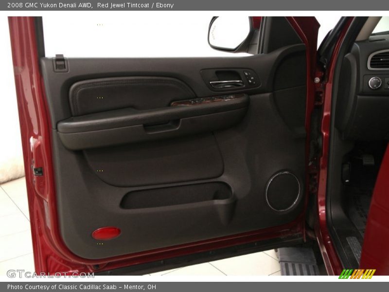 Red Jewel Tintcoat / Ebony 2008 GMC Yukon Denali AWD