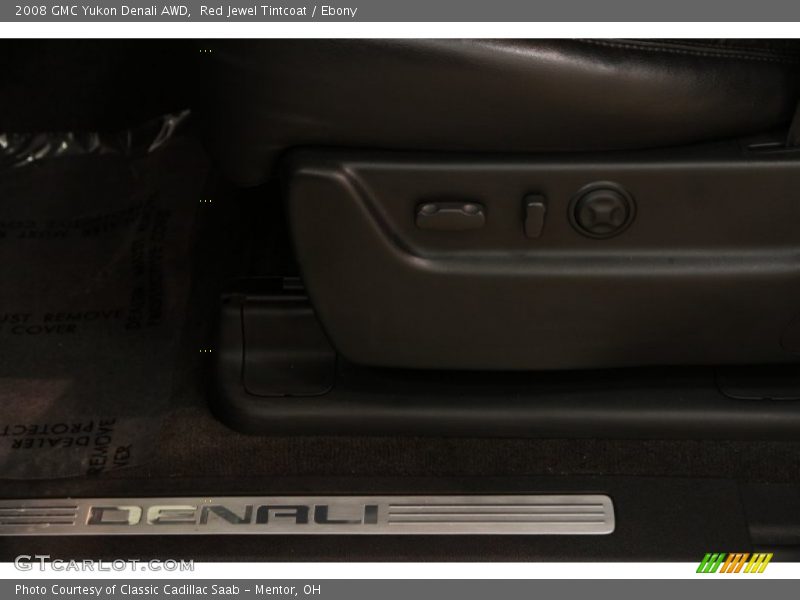 Red Jewel Tintcoat / Ebony 2008 GMC Yukon Denali AWD