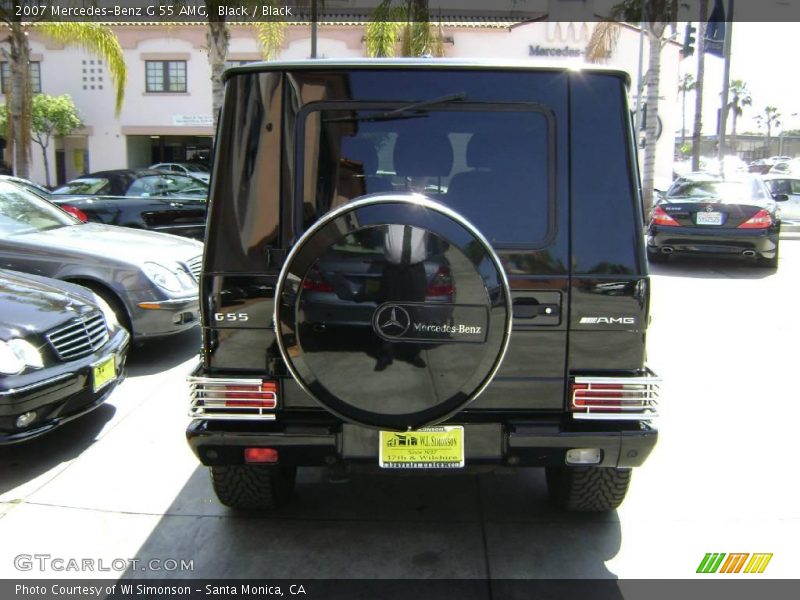 Black / Black 2007 Mercedes-Benz G 55 AMG