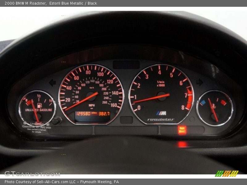 Estoril Blue Metallic / Black 2000 BMW M Roadster