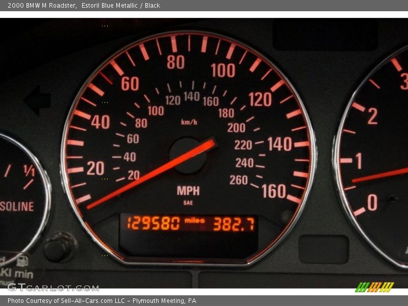Estoril Blue Metallic / Black 2000 BMW M Roadster