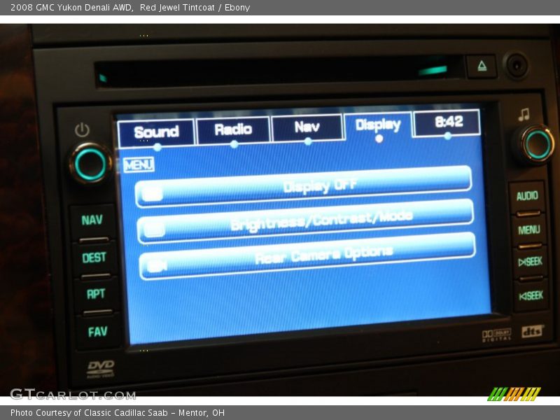 Red Jewel Tintcoat / Ebony 2008 GMC Yukon Denali AWD