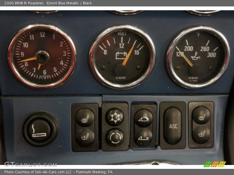Estoril Blue Metallic / Black 2000 BMW M Roadster