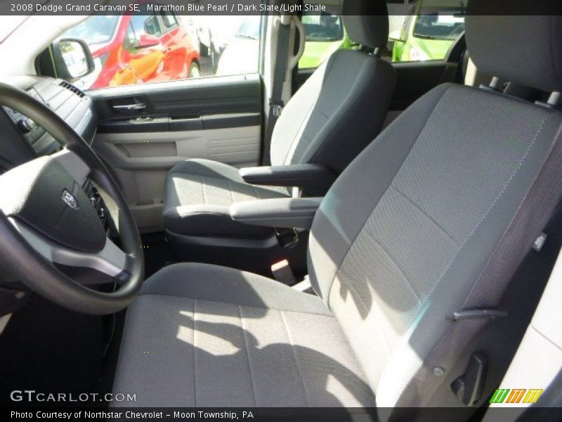 Marathon Blue Pearl / Dark Slate/Light Shale 2008 Dodge Grand Caravan SE