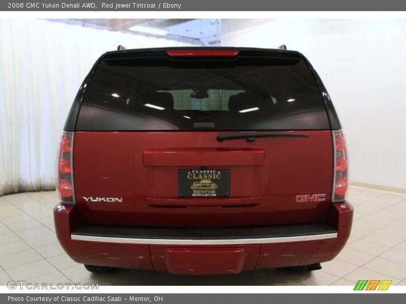 Red Jewel Tintcoat / Ebony 2008 GMC Yukon Denali AWD
