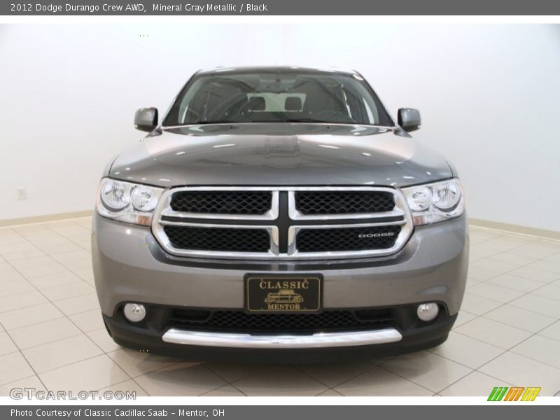Mineral Gray Metallic / Black 2012 Dodge Durango Crew AWD
