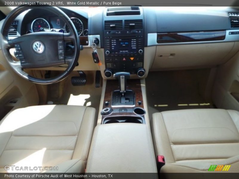 White Gold Metallic / Pure Beige 2008 Volkswagen Touareg 2 VR6