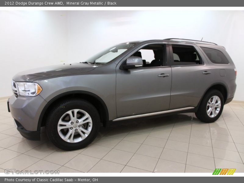 Mineral Gray Metallic / Black 2012 Dodge Durango Crew AWD
