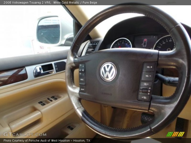 White Gold Metallic / Pure Beige 2008 Volkswagen Touareg 2 VR6