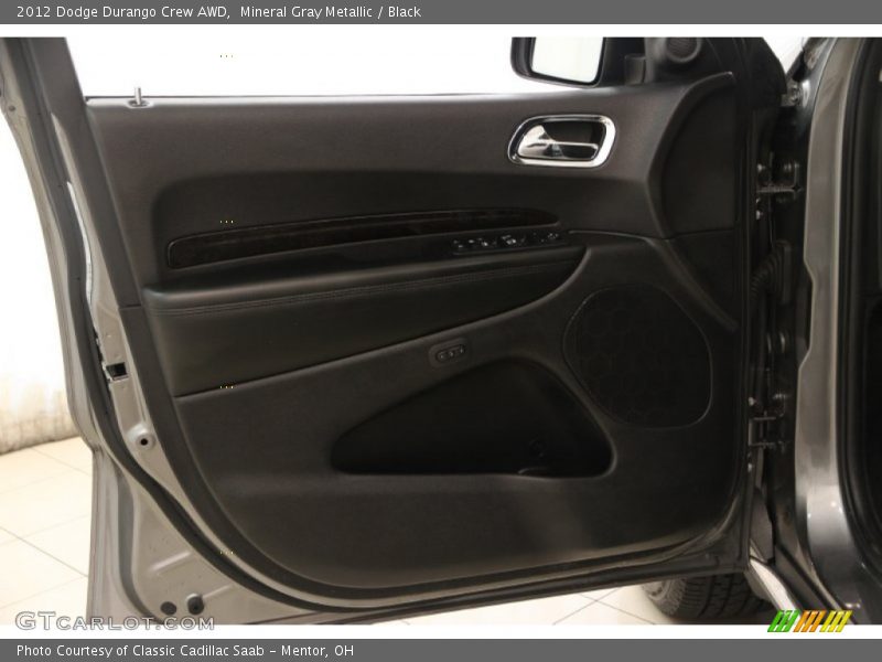 Mineral Gray Metallic / Black 2012 Dodge Durango Crew AWD