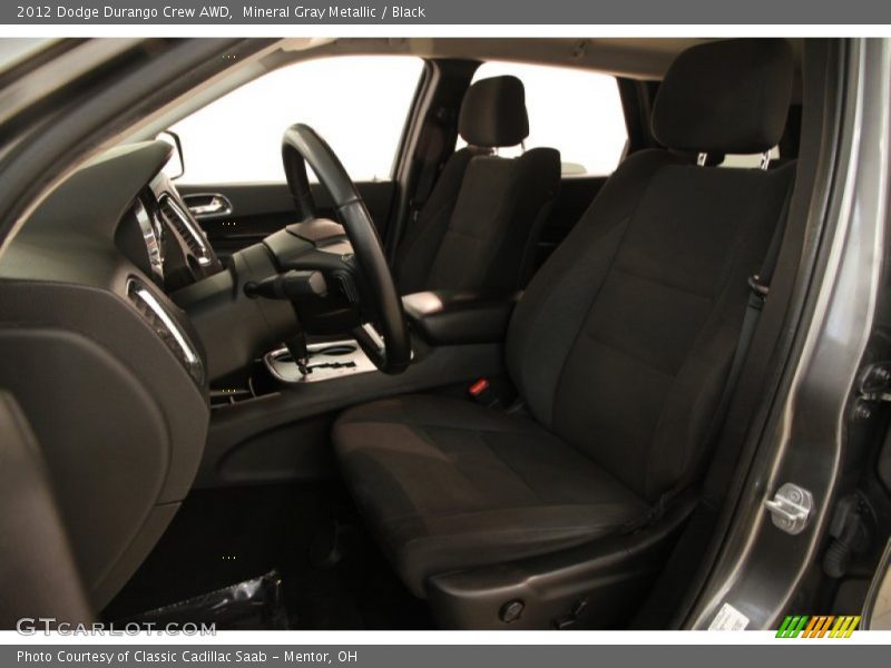 Mineral Gray Metallic / Black 2012 Dodge Durango Crew AWD