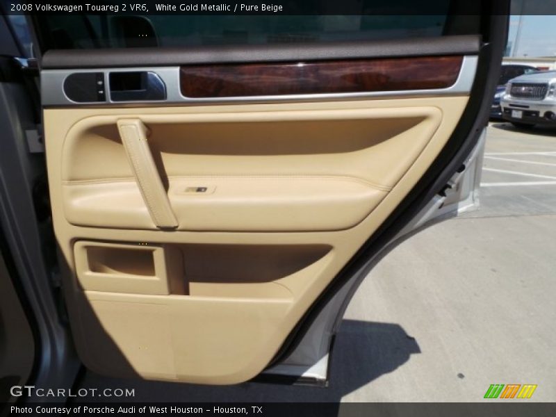 White Gold Metallic / Pure Beige 2008 Volkswagen Touareg 2 VR6