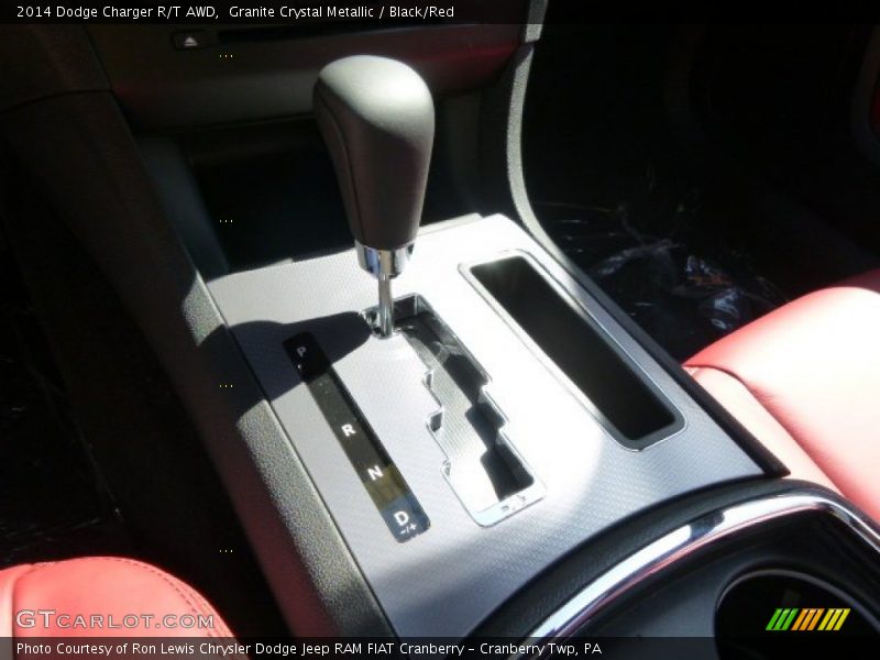 Granite Crystal Metallic / Black/Red 2014 Dodge Charger R/T AWD