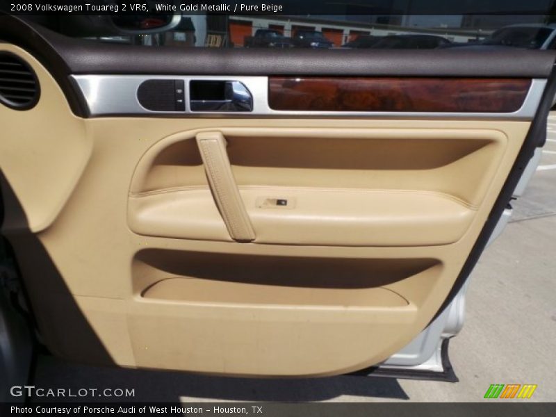 White Gold Metallic / Pure Beige 2008 Volkswagen Touareg 2 VR6