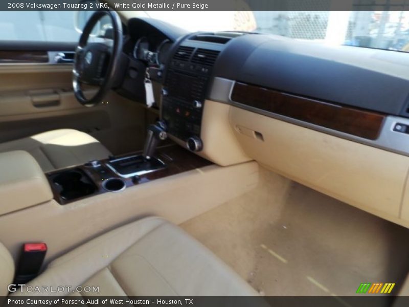 White Gold Metallic / Pure Beige 2008 Volkswagen Touareg 2 VR6