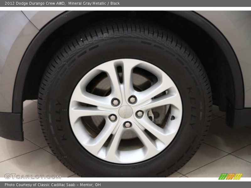 Mineral Gray Metallic / Black 2012 Dodge Durango Crew AWD