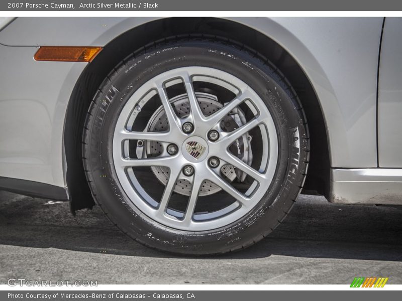 Arctic Silver Metallic / Black 2007 Porsche Cayman