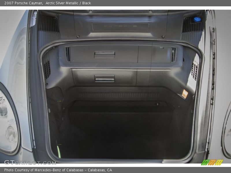 Arctic Silver Metallic / Black 2007 Porsche Cayman