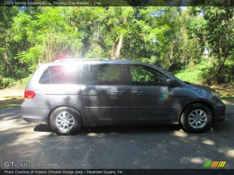Sterling Gray Metallic / Gray 2009 Honda Odyssey EX-L