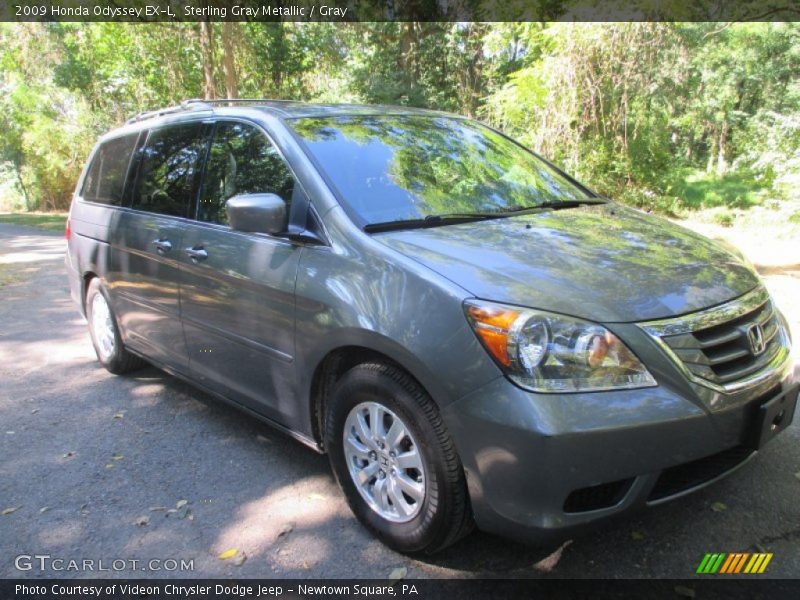 Sterling Gray Metallic / Gray 2009 Honda Odyssey EX-L