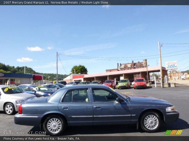 Norsea Blue Metallic / Medium Light Stone 2007 Mercury Grand Marquis LS