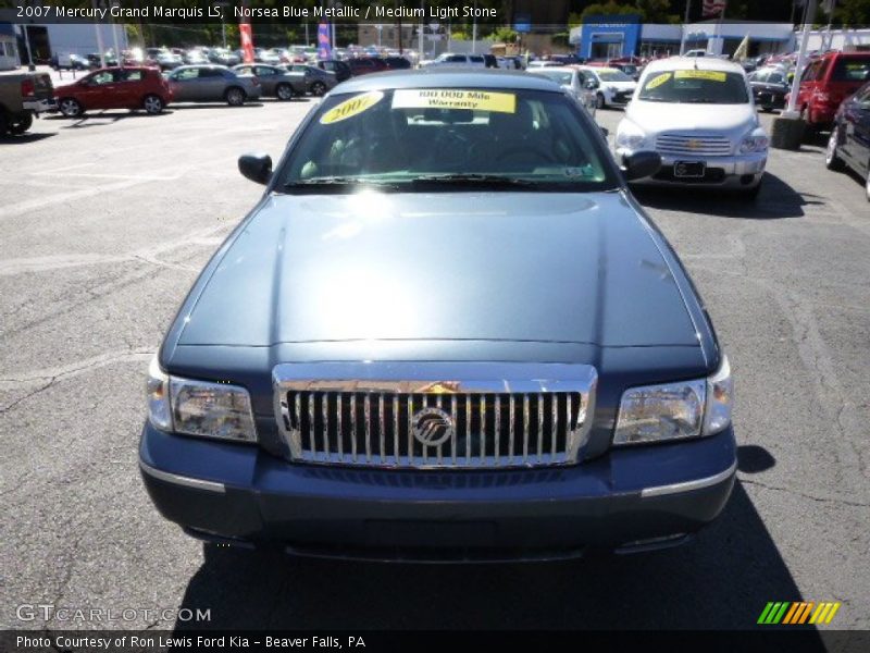 Norsea Blue Metallic / Medium Light Stone 2007 Mercury Grand Marquis LS