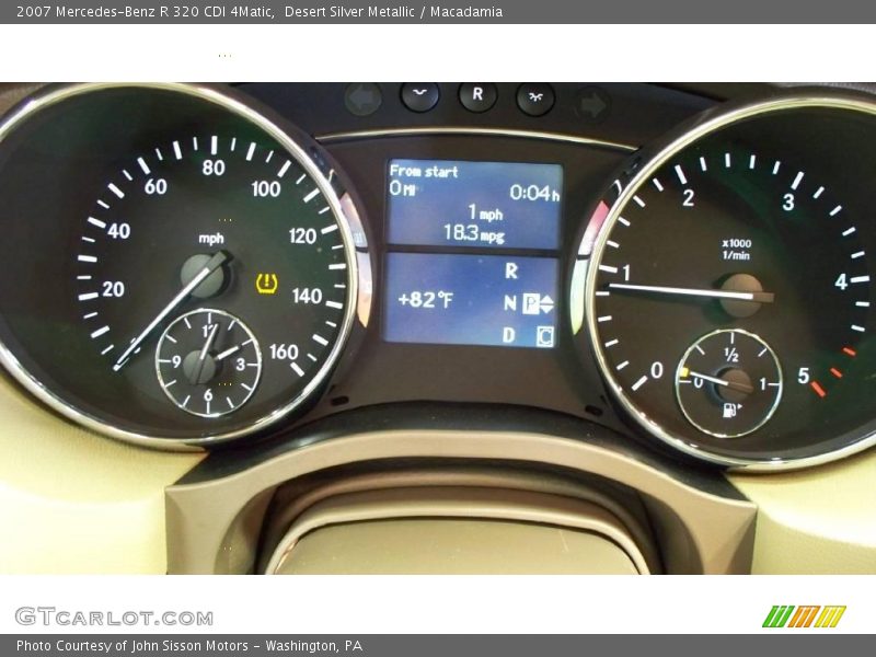 Desert Silver Metallic / Macadamia 2007 Mercedes-Benz R 320 CDI 4Matic