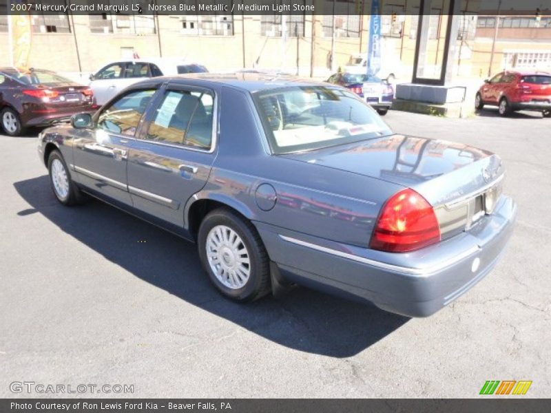 Norsea Blue Metallic / Medium Light Stone 2007 Mercury Grand Marquis LS