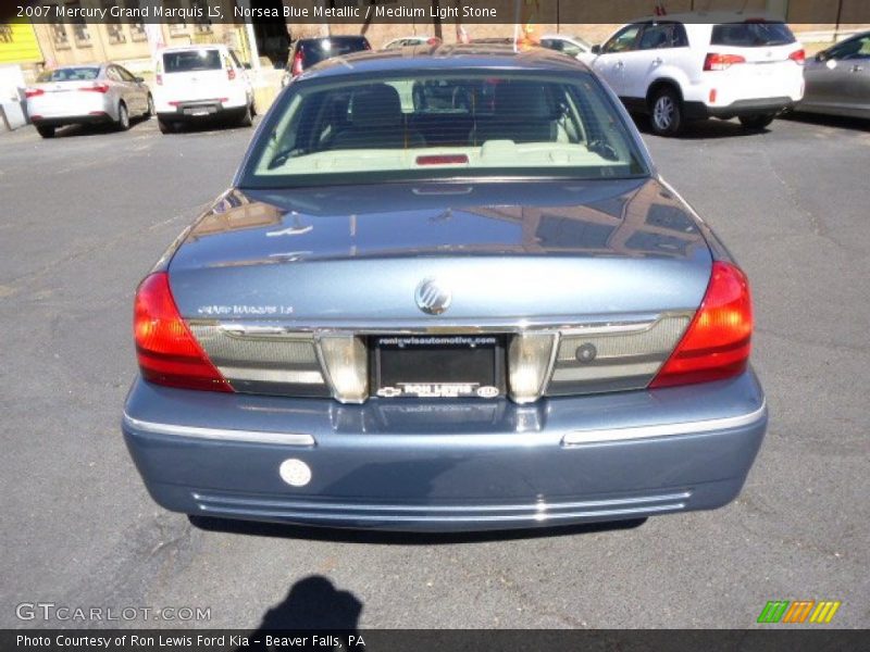 Norsea Blue Metallic / Medium Light Stone 2007 Mercury Grand Marquis LS